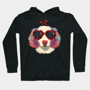 Australian Shepherd Dog Mom Valentine's day Hoodie